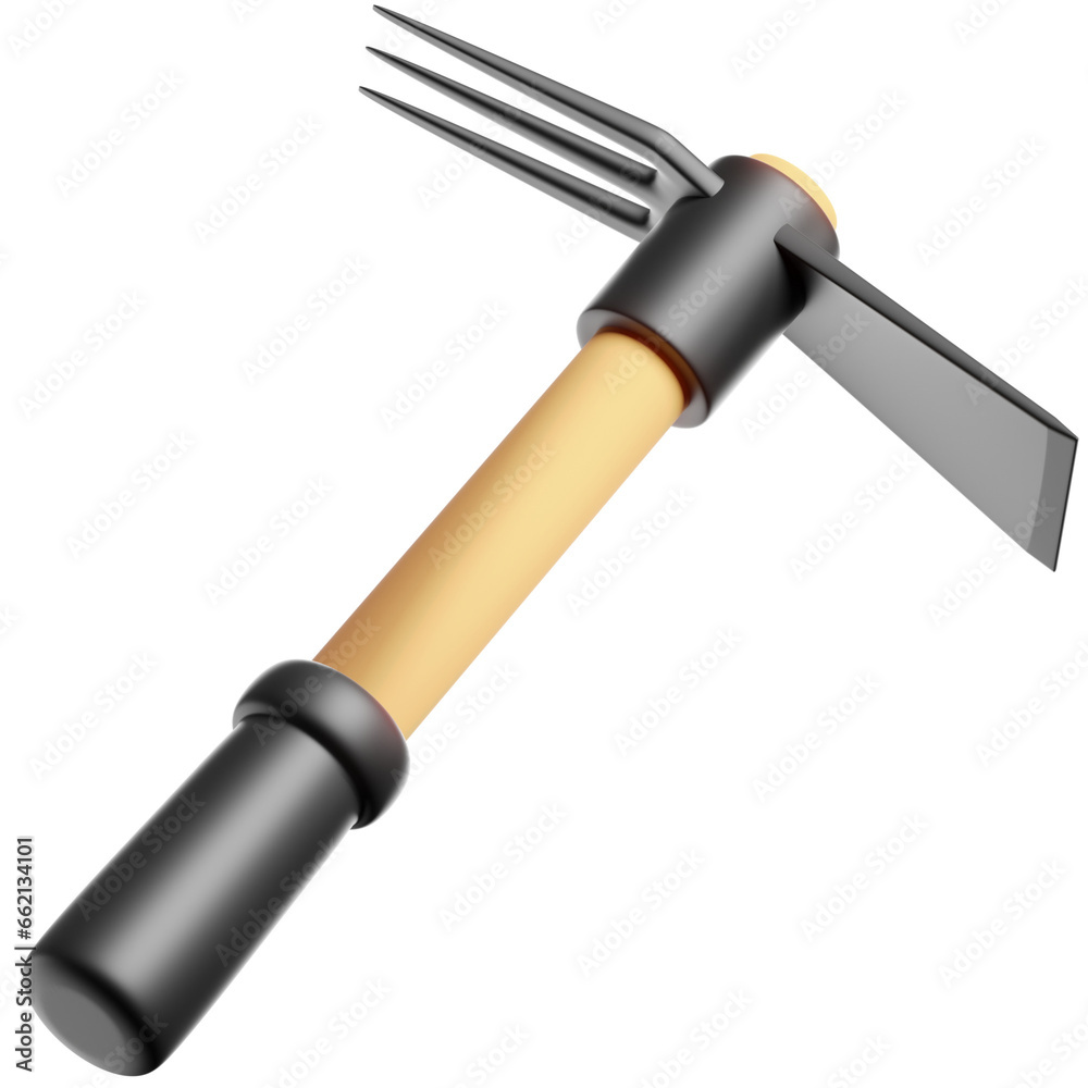 Gardening tools and tools - agriculture - 3D Illustration Gardening tools and tools - agriculture - 3D Illustration