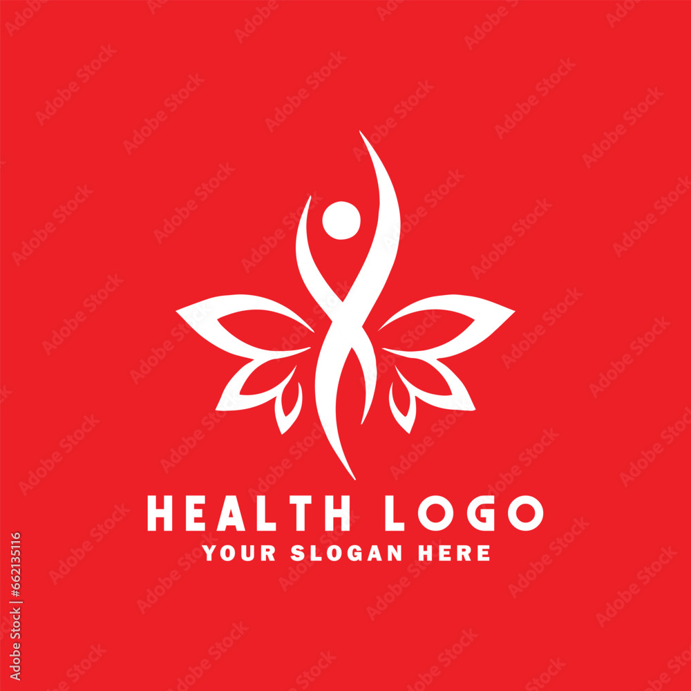 natural healthcare logo design vector natural healthcare logo design vector