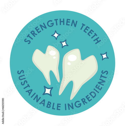 Tooth strengthening agent with stable ingredients