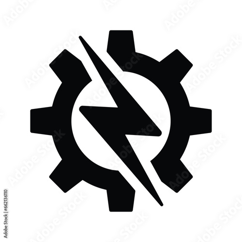 Effectiveness, efficient, powerful icon.