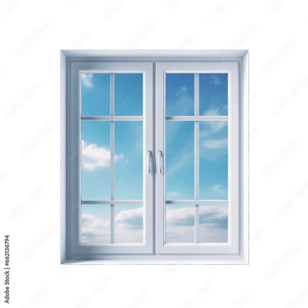 Window. isolated object, transparent background Window. isolated object, transparent background