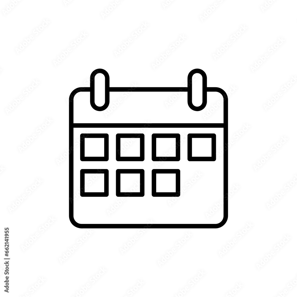 Calendar icon. Flat design. flat trendy style illustration on white background..eps Calendar icon. Flat design. flat trendy style illustration on white background..eps