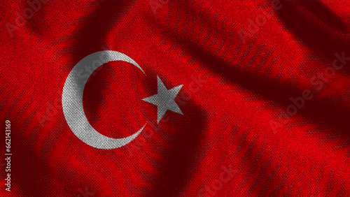 Turkey Waving Flag (ID: 662143169)