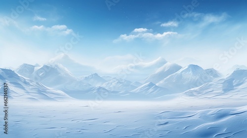 Wallpaper Mural space for text on realistic winter Landscape background, background image, AI generated Torontodigital.ca