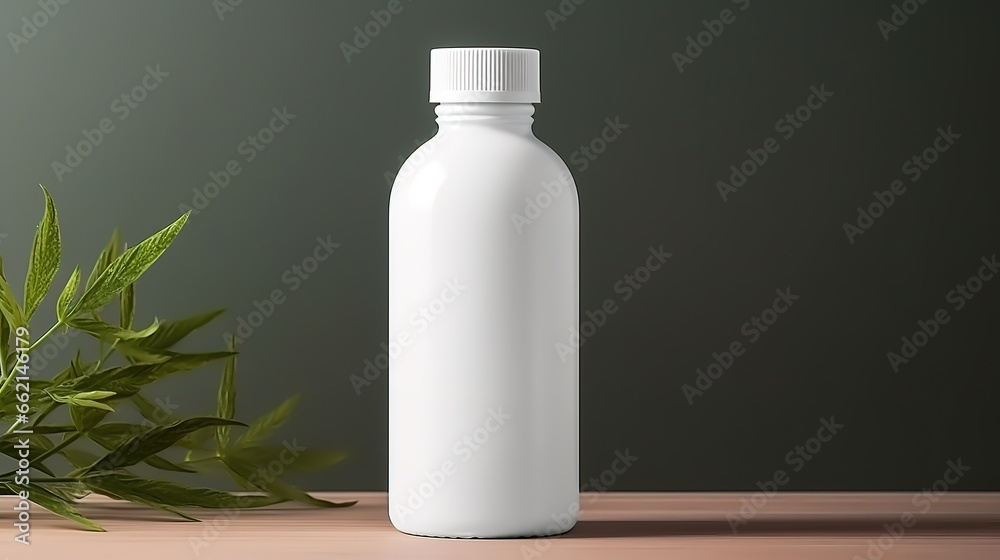 mockup glass bottle of milk mockup glass bottle of milk