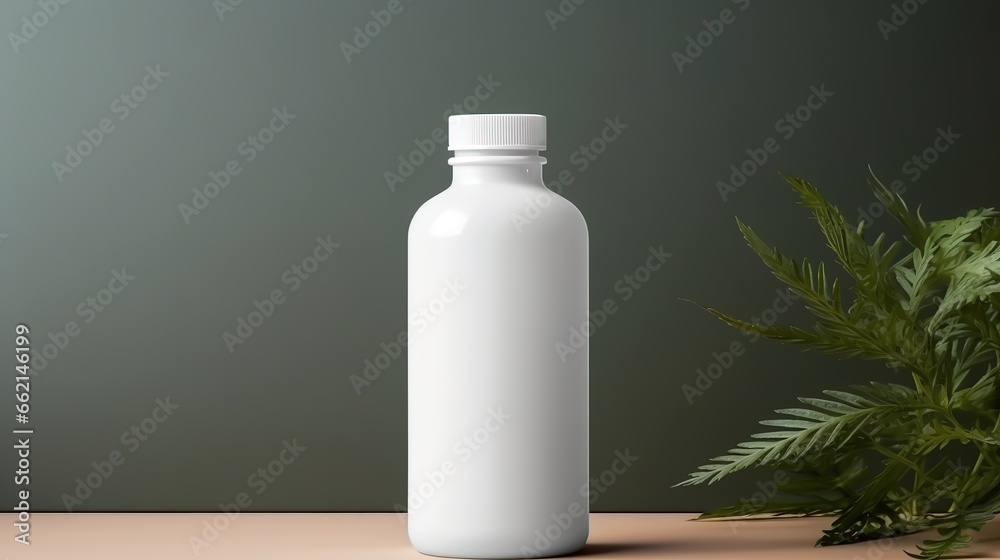 mockup glass bottle of milk mockup glass bottle of milk