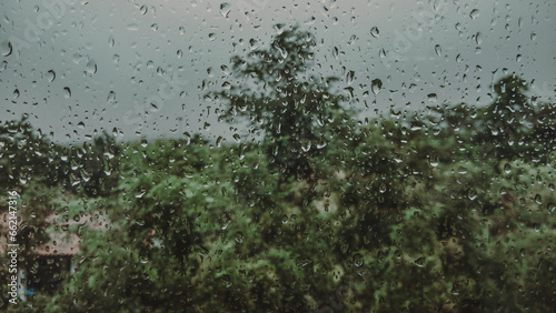 rain drops on the window