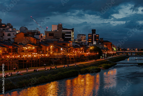 Wall Mural view of the old town（Kyoto）