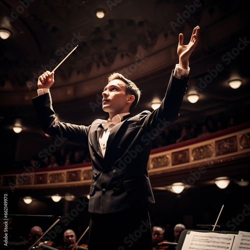 orchestra, conductor photo