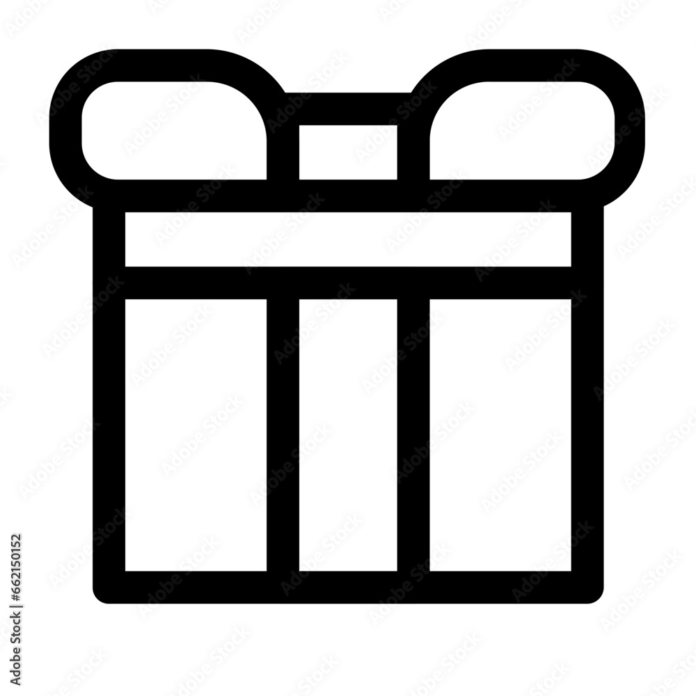 Doorprize Icon and Illustration in Line Style Doorprize Icon and Illustration in Line Style