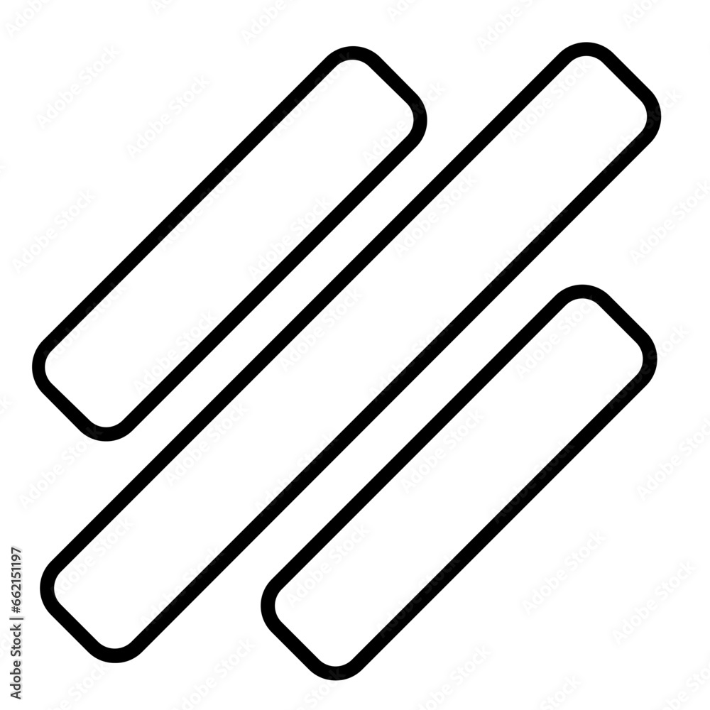 Paralon or Pipe Icon and Illustration in Line Style Paralon or Pipe Icon and Illustration in Line Style