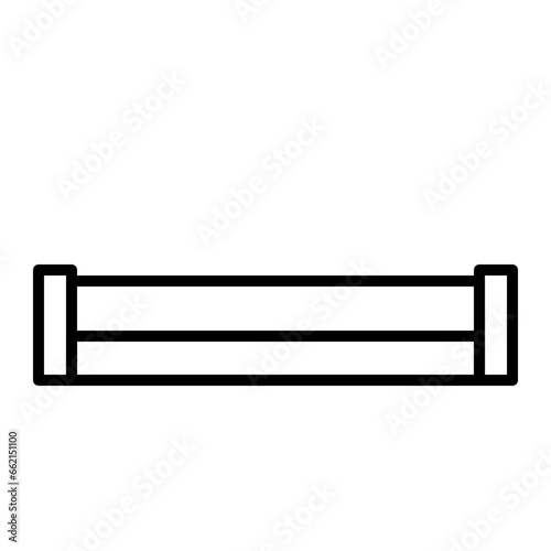 Chicken Feeder Icon and Illustration in Line Style
