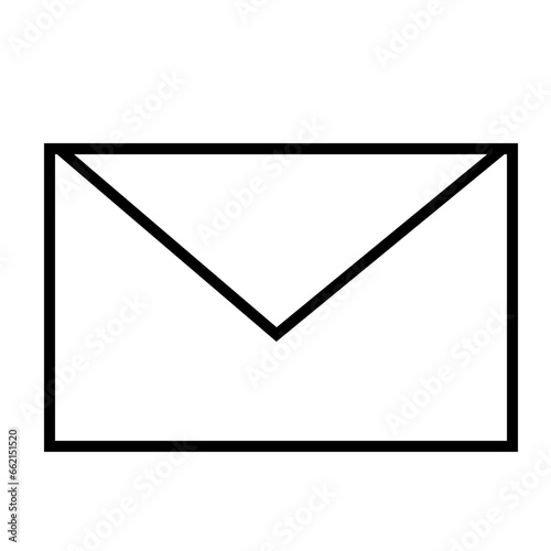 Messege Icon and Illustration in Line Style