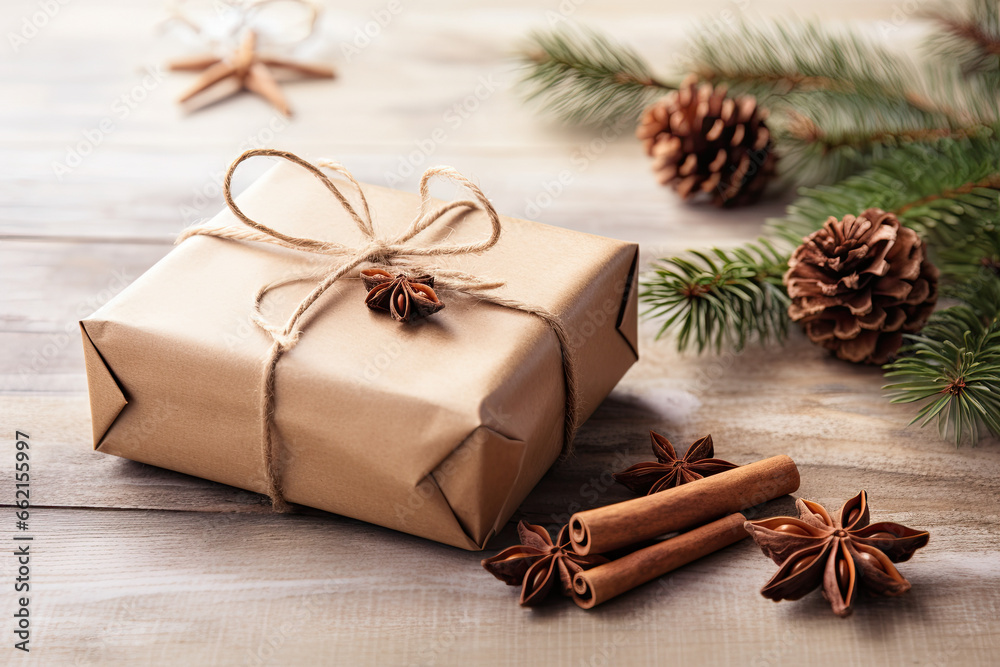 christmas still life with preset, cinnamon and anise christmas still life with preset, cinnamon and anise