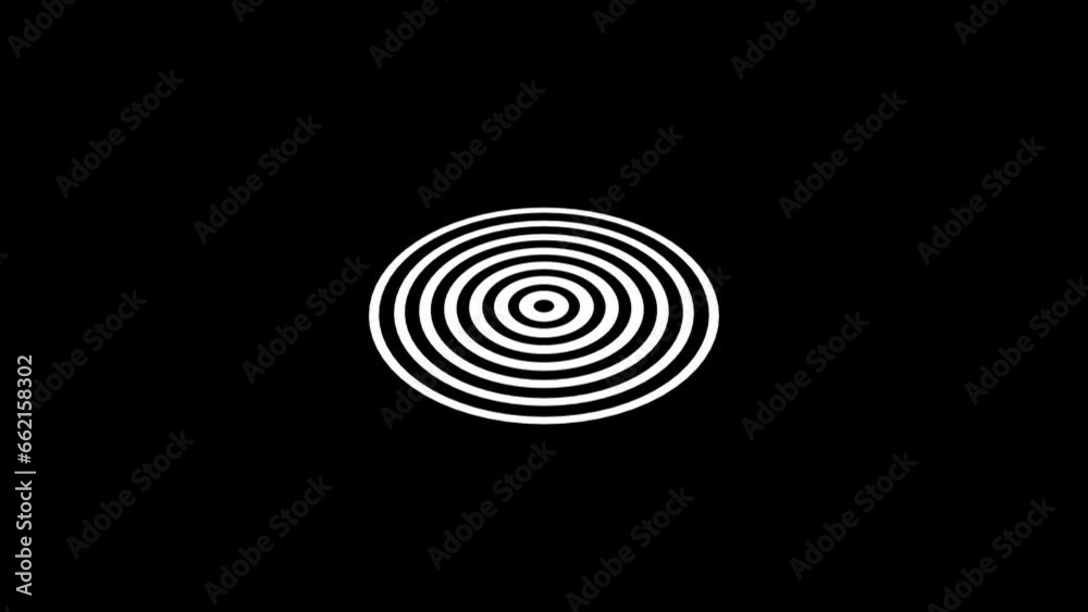 White color radio wave animation. White color radio wave animation.
