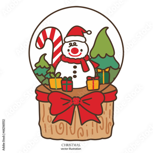 christmas snow globe cute