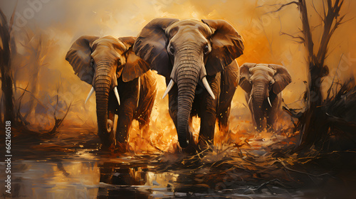 elephants © Miora