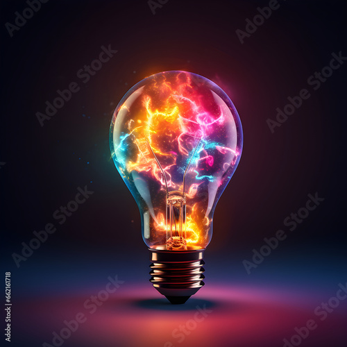 High speed studio photography, moment of the impact of a bullet on a classic electric bulb. Detail of glass explosion, blue and purple lighting. Concept of obsolete energy. 