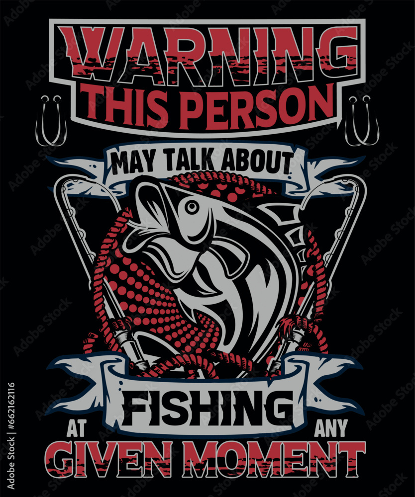 warning this person Fishing vector tshirt design warning this person Fishing vector tshirt design