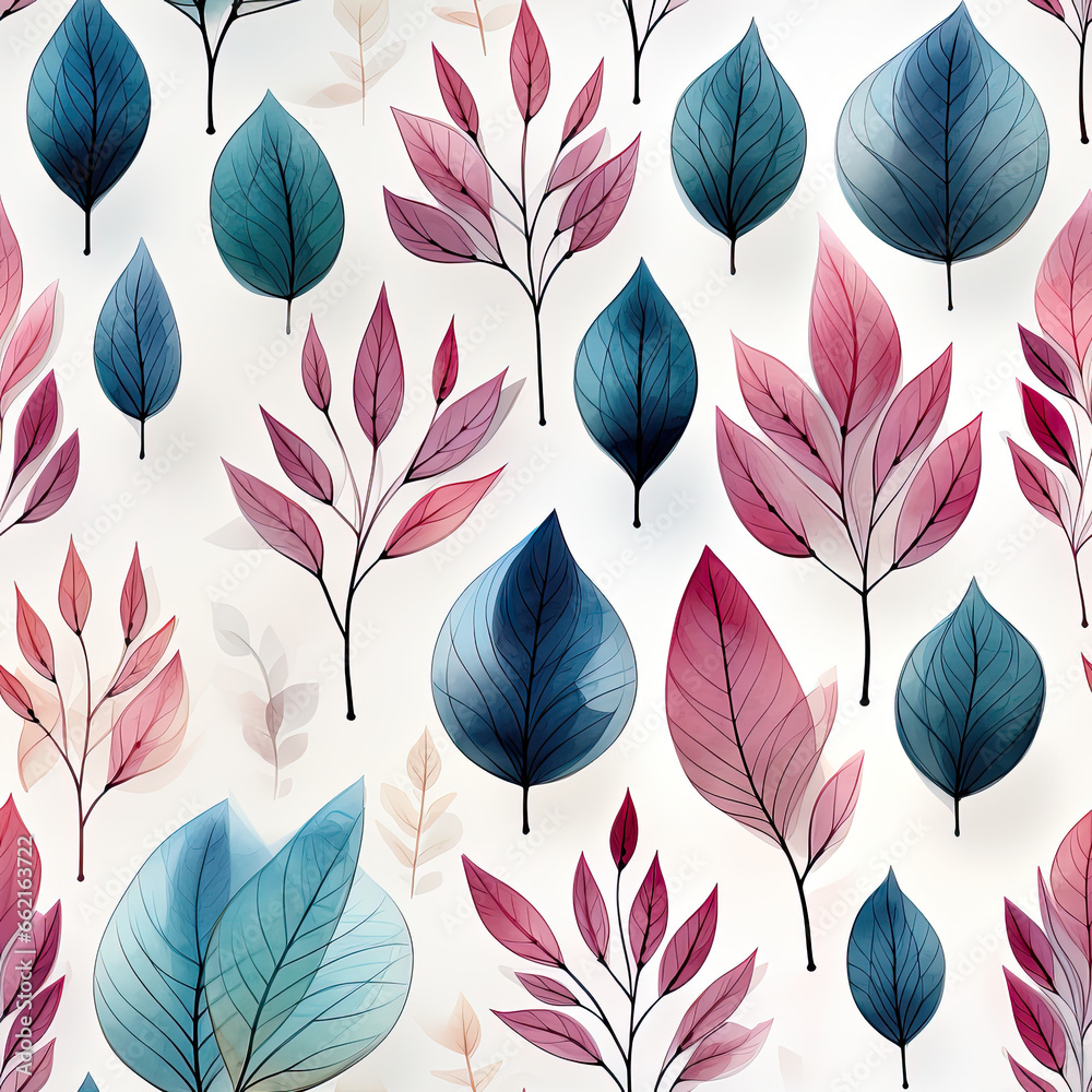 Obraz premium pattern of tropical leaves