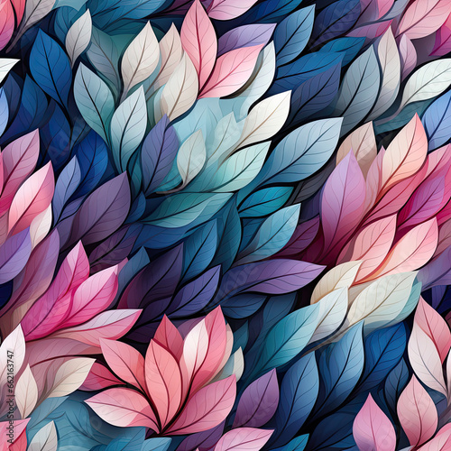 Wallpaper Mural pattern of tropical leaves Torontodigital.ca