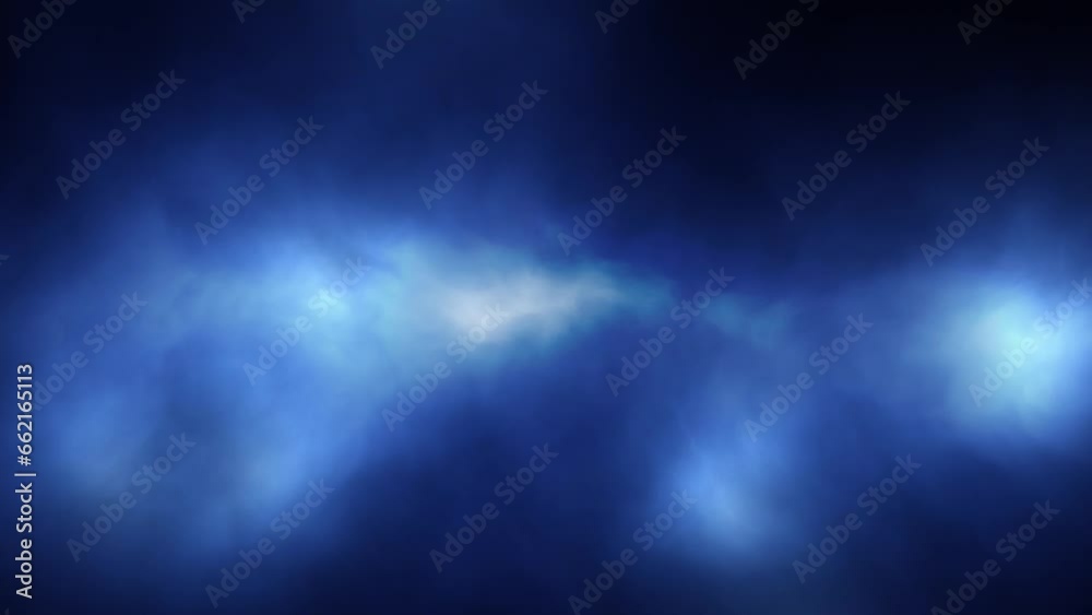 Dramatic dark blue clouds with lights loop motion background.