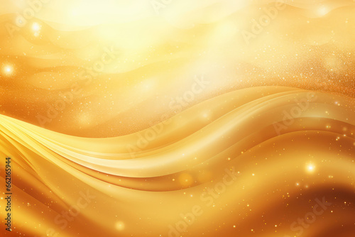 Abstract liquid gold luxury and smooth lines background.