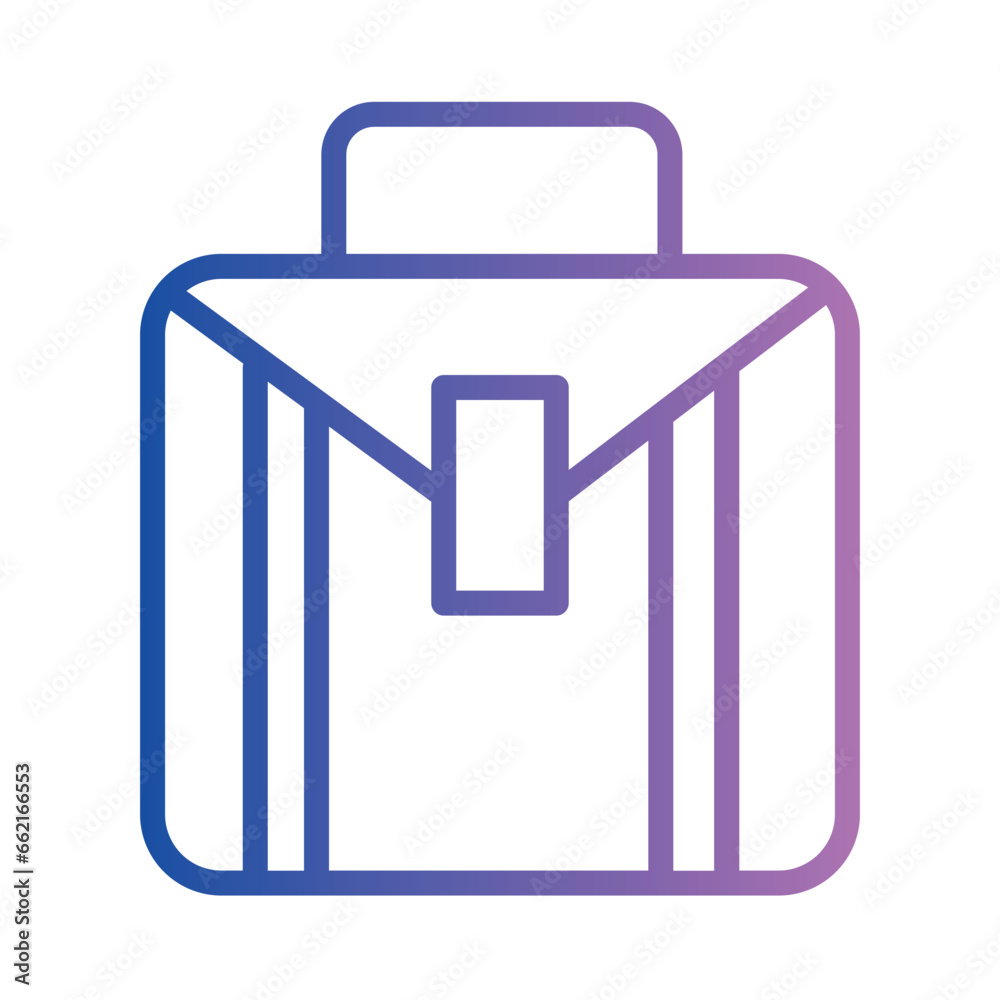 Bag Blossom Festival Gradient Line Icon Bag Blossom Festival Gradient Line Icon