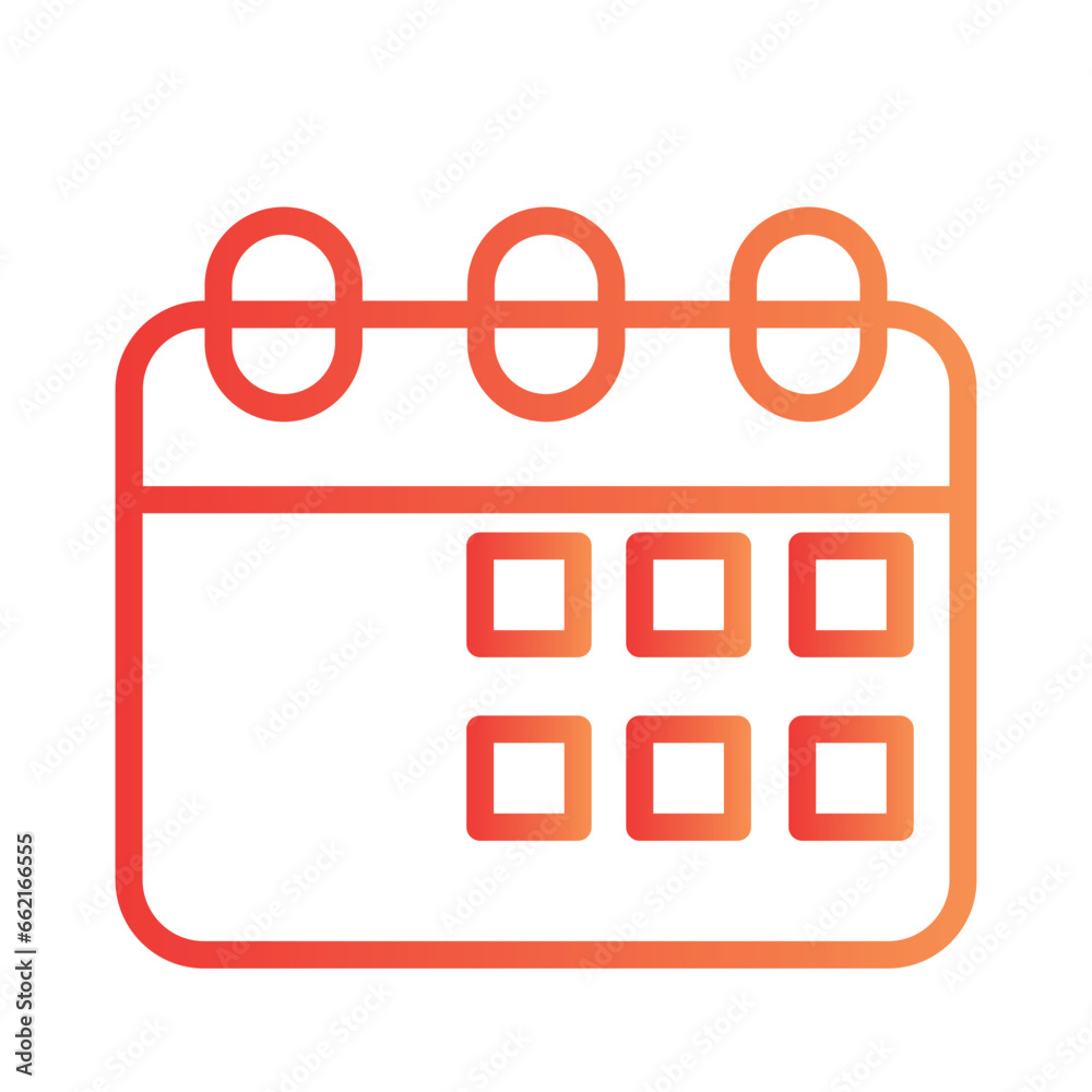 Calendar Festival Japan Gradient Line Icon Calendar Festival Japan Gradient Line Icon