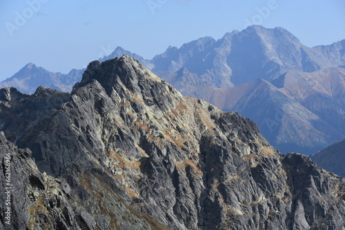 Mały Kozi Wierch, początek Orlej Perci,góra, szczyt, Tatry, krajobraz, jesień, wierzchołek, TPN, 