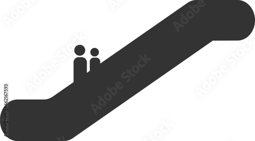 에스컬레이터실루엣 벡터