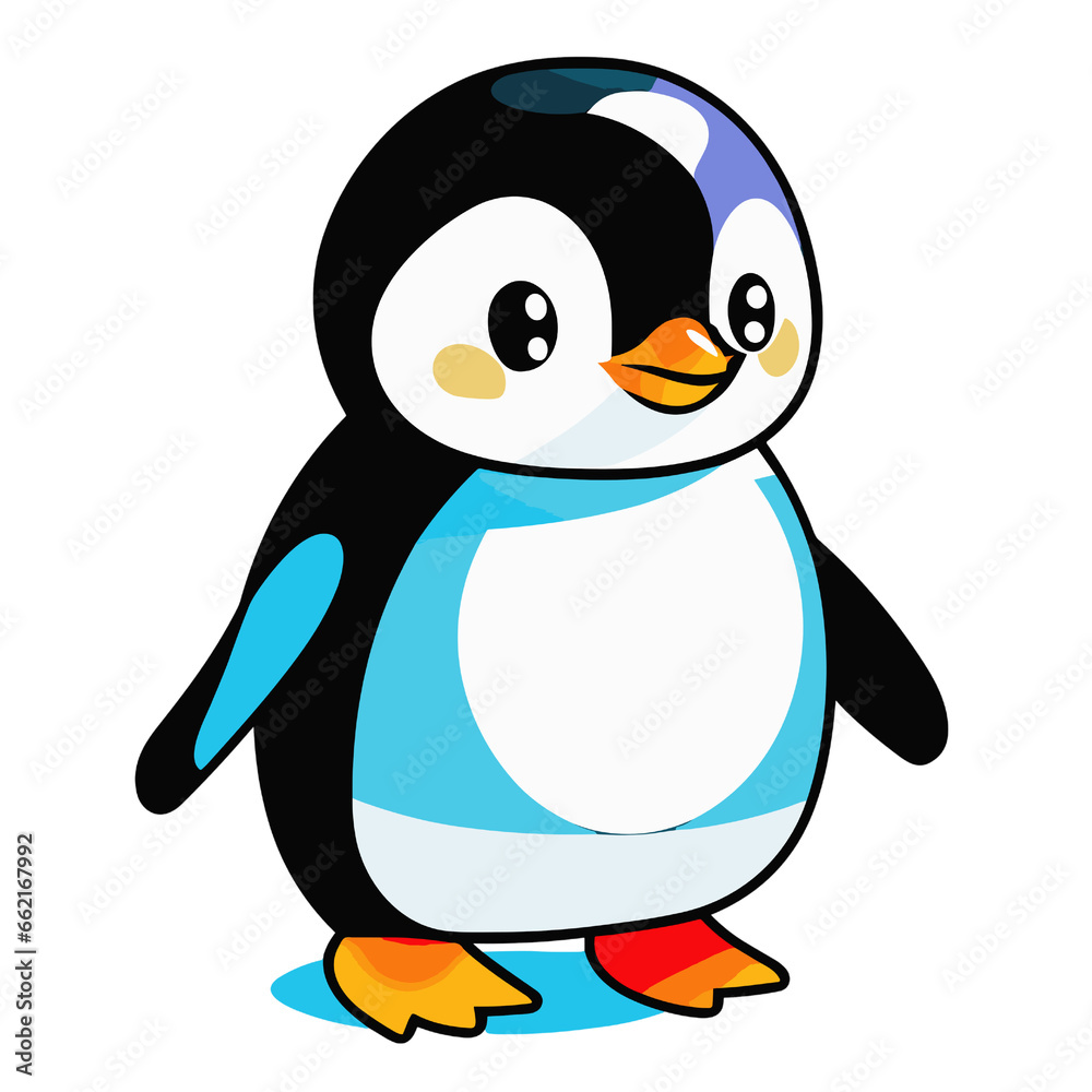 Obraz premium Penguin, baby penguin