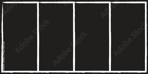 Free vector scribble background frame concept