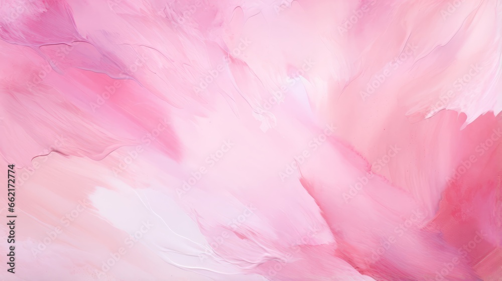 A watercolor pink background with soft brushstrokes