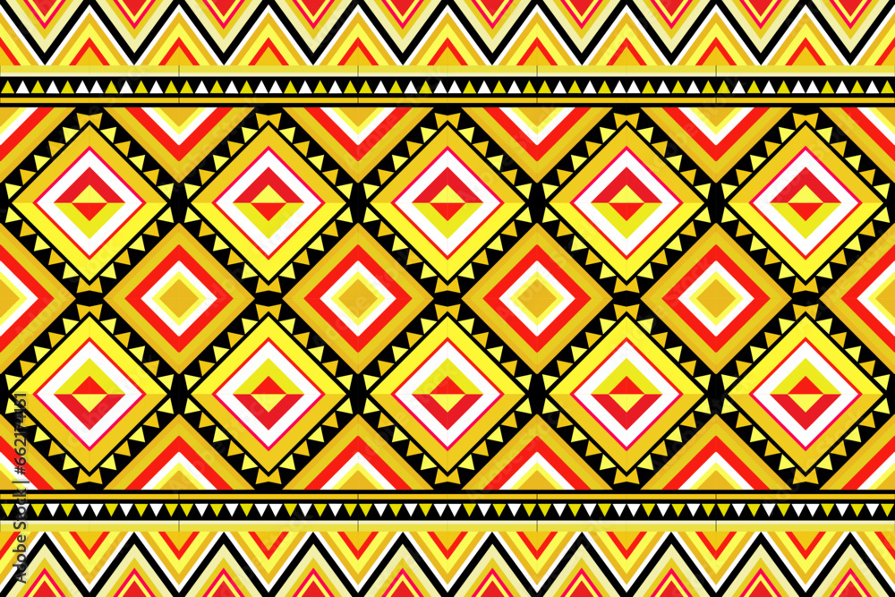 Traditional ethnic fabric pattern, seamless pattern design for textiles, rugs, wallpaper, clothing, sarong, scarf, batik, wrap, embroidery, print, background, vector illustration. thai fabric Traditional ethnic fabric pattern, seamless pattern design for textiles, rugs, wallpaper, clothing, sarong, scarf, batik, wrap, embroidery, print, background, vector illustration. thai fabric