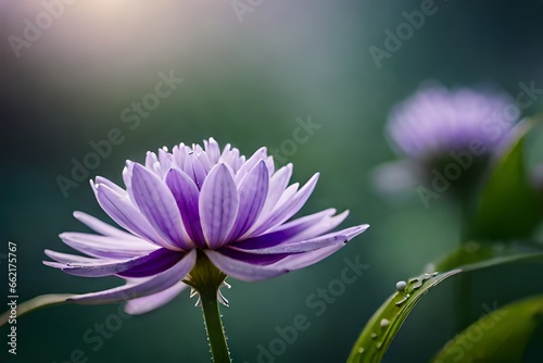 flower with dew drops