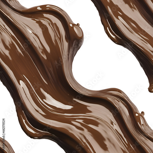 Illustration of a abstract background with chocolate splash.