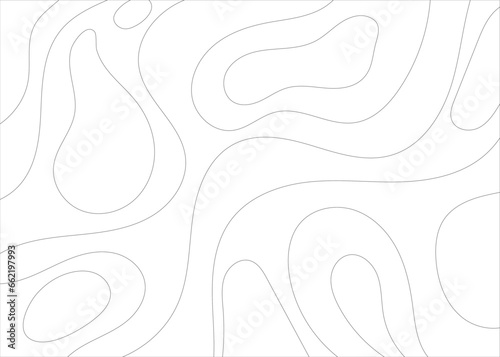 Abstract topographic cartography background. Curve, black, shape, wallpaper, template, textured.