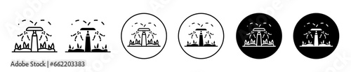 Irrigation sprinklers icon. Farming crop watering hose tube pipe automatic system symbol set. Irrigation sprayer sprinkler for soil vector sign. lawn drip irrigation sprinkler shower line logo