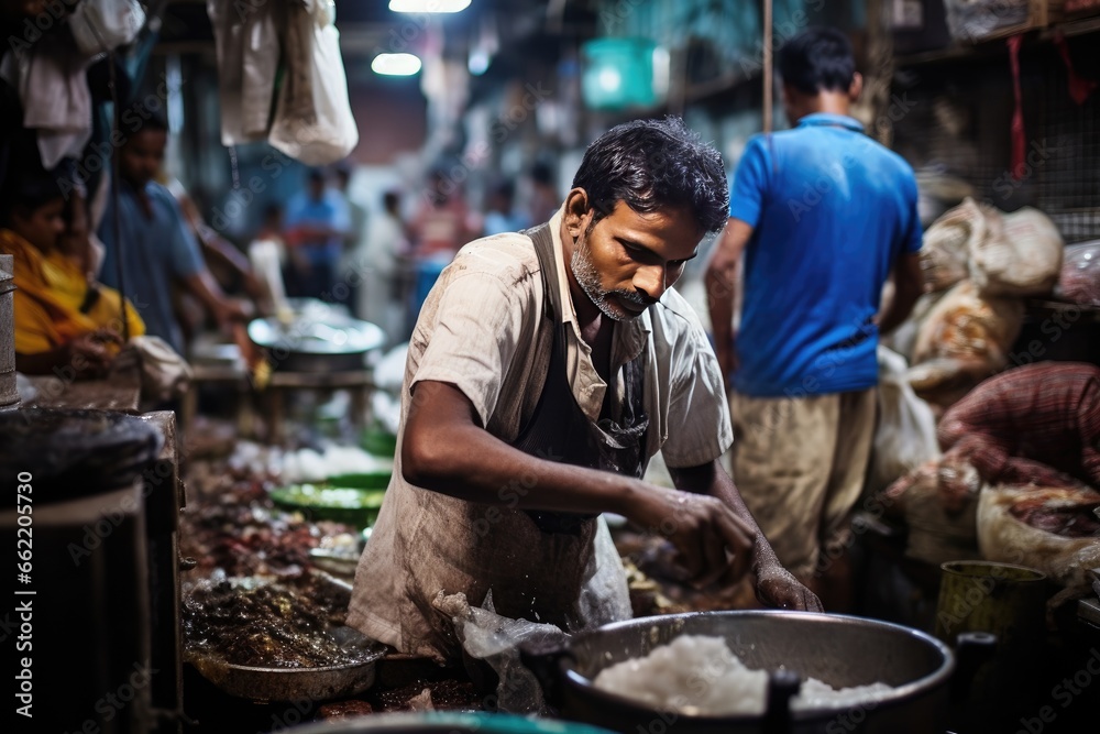 Hard-working people engaged in various tasks Hard-working people engaged in various tasks