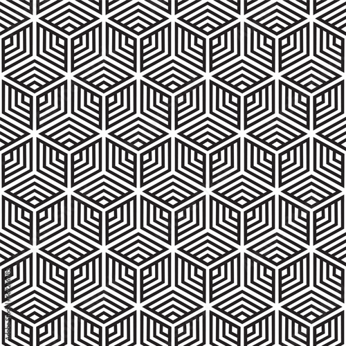 Seamless vector Art Deco pattern geometric background