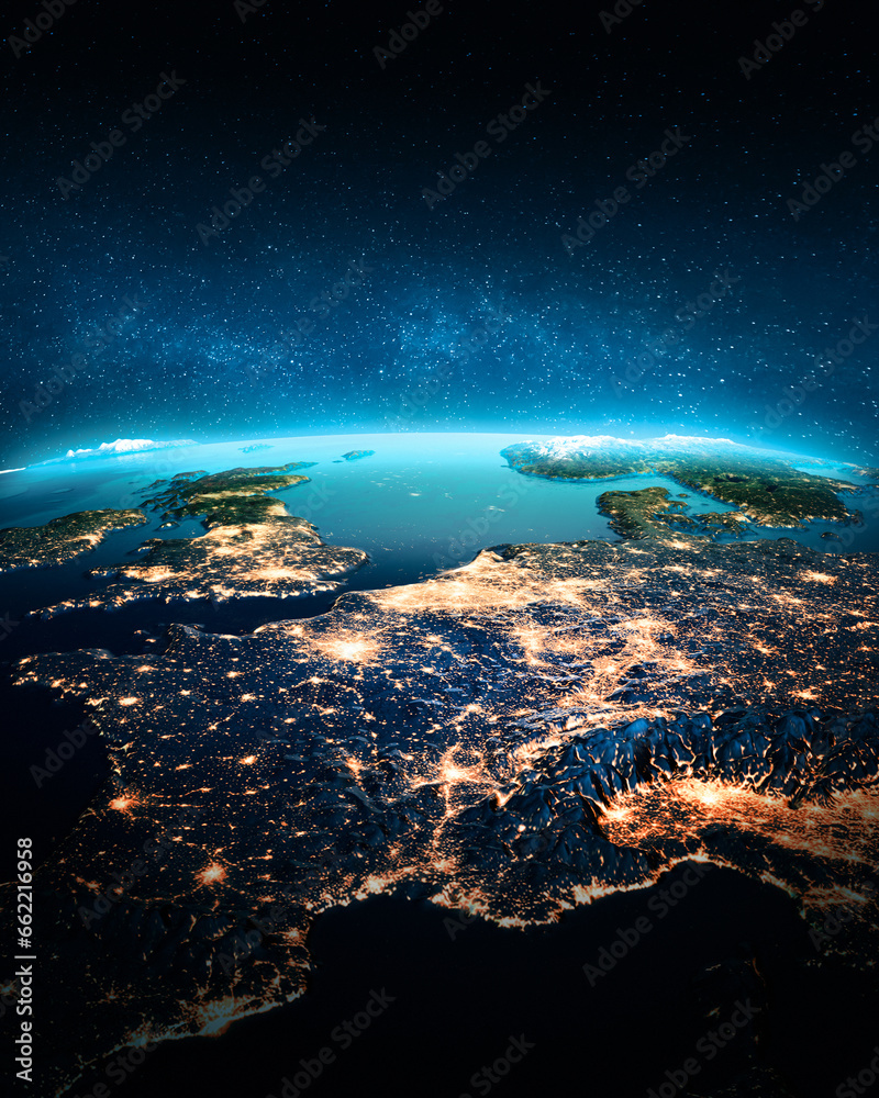 Fototapeta premium France city lights