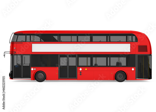 Double Decker Bus Isolated