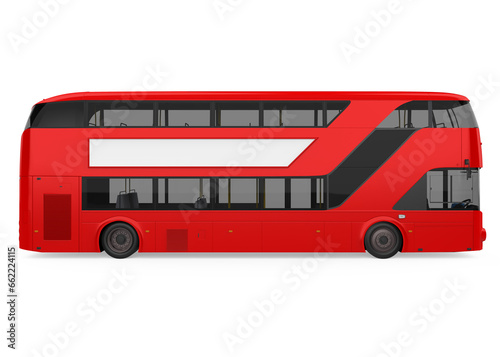 Double Decker Bus Isolated