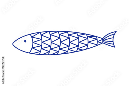 Sea Fish Pattern Vector Collection