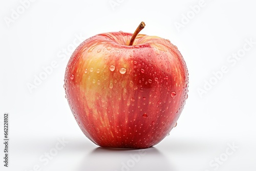 red apple isolated on white background