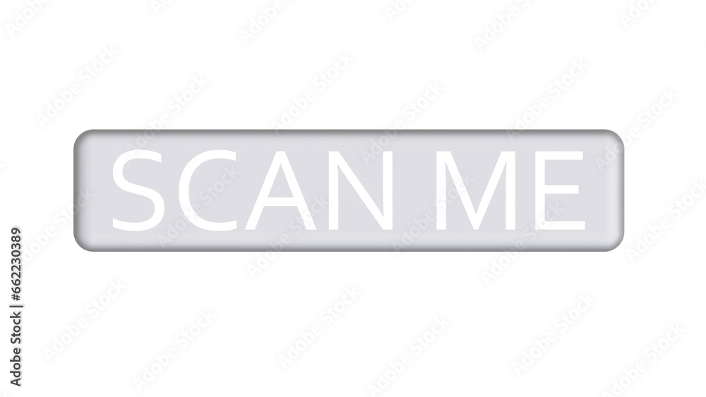 3D White Icon Scan Me 3D White Icon Scan Me