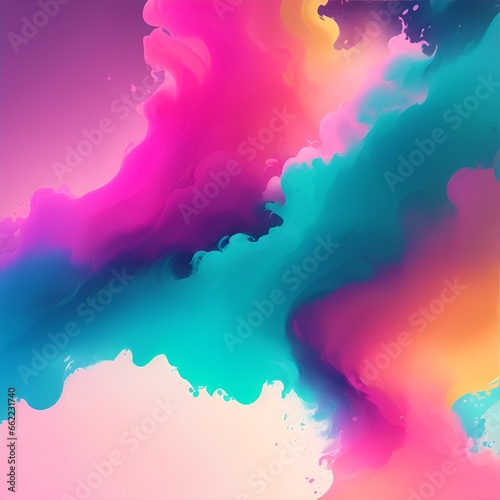 Abstract background with a mix of pastel colors, AI generated.