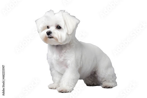 maltipoo  maltese  puppy  white background