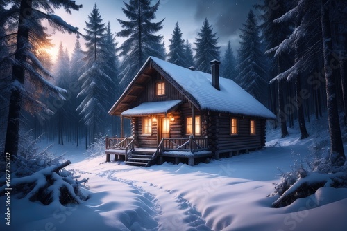 house in the snow © drimerz